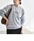 ANGE IN DISGUISE:〈手洗い可能〉デザイン ロゴ プリント スウェット 26AW