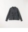 〈洗濯機可能〉フロッキー ドット ティアード シャツ ［NAVY BLUE］
