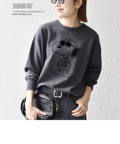 【SHIPS any別注】〈洗濯機可能〉PEANUTS / SNOOPY グラフィック プリント スウェット