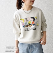 【SHIPS any別注】〈洗濯機可能〉PEANUTS / SNOOPY グラフィック プリント スウェット