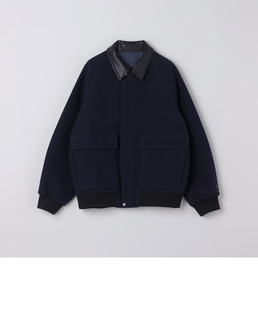 〈防風〉ウール ミックス ショート ブルゾン
