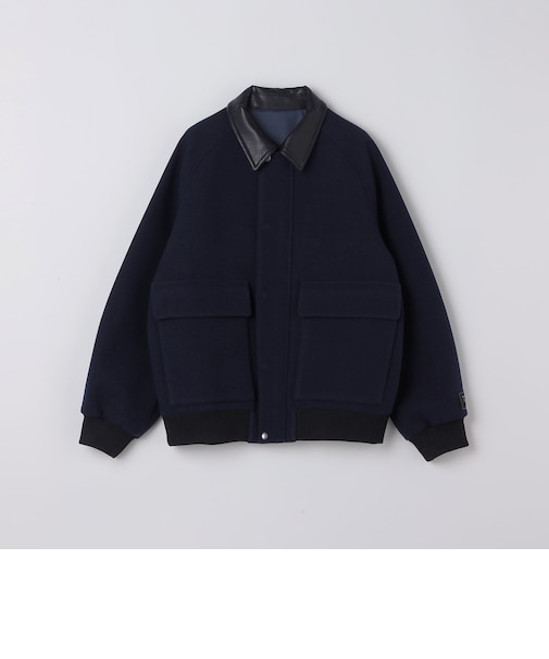 〈防風〉ウール ミックス ショート ブルゾン