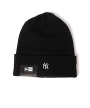 NEW ERA: MLB ベーシック ミニ ロゴ 刺繍 ニットキャップ