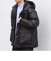 〈撥水/防風〉PERTEX(R) × PRIMALOFT(R) フード 中綿 ジャケット◆