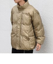 〈撥水/防風〉PERTEX(R) × PRIMALOFT(R) スタンドカラー ショート 中綿 ジャケット◆