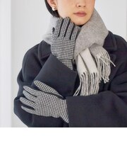 《予約》カシミヤ ミックス スリット グローブ