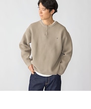【WEB限定】レイヤード ヘンリーネック ロングスリーブ ニット
