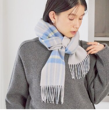 カシミヤ リバーシブル マフラー 26AW