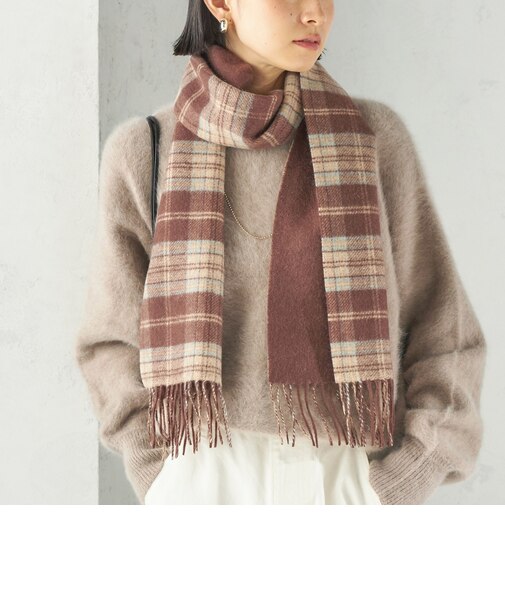 カシミヤ リバーシブル マフラー 26AW