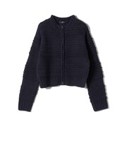 〈手洗い可能〉柄編み ニット アウター