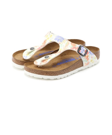 【ビルケンシュトック】ギゼ ソフトフットベッド/スーパーナチュラルフラワーホワイト ビルコフロー