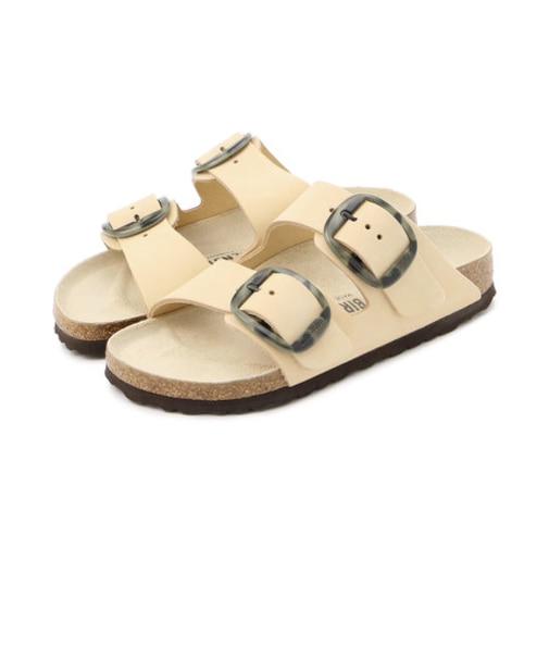 【ビルケンシュトック】アリゾナ ビッグバックル/アーモンド ヌバックレザー/サンダル レディース