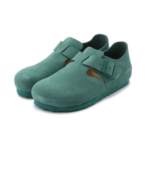 【ビルケンシュトック】ロンドン/ダークティール スエードレザー/シューズ メンズ レディース/ LONDON