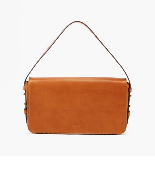 オーマイバッグ】ジーナ/ブラック ナチュラルレザー/ショルダーバッグ