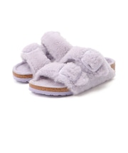 【ビルケンシュトック】アリゾナ ビッグバックル テディ/パープルフォグ ファー/サンダル レディース