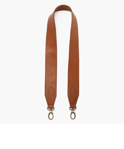【オーマイバッグ】リバーシブル クロスボディストラップ/コニャック ナチュラルレザー/アクセサリー