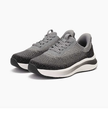 【オーソフィート】ニラ ワイド/ブラック グレーマルチ テキスタイル/シューズ レディース