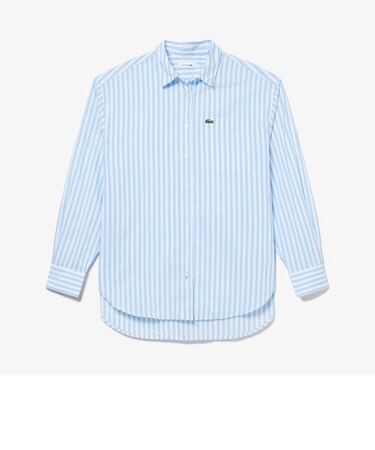 オーバーサイズドストライプシャツ