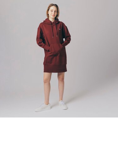 裏毛スウェットフーディワンピース