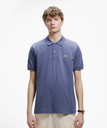 『L1264』定番半袖ポロシャツ(杢糸)