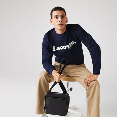 MEN'S CLASSICワントーンスクエアショルダーバッグ