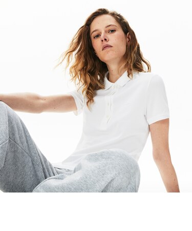 スリムフィット ストレッチコットンピケポロシャツ(半袖)