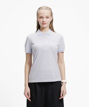 スリムフィット ストレッチコットンピケポロシャツ（半袖）