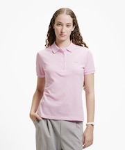 スリムフィット ストレッチコットンピケポロシャツ（半袖）