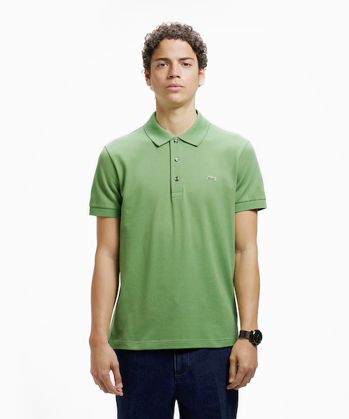 ソリッド スリムフィット ストレッチポロシャツ（半袖）