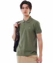 スリムフィットソリッドポロシャツ（半袖）