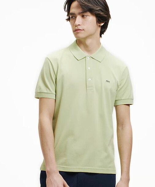 ソリッド スリムフィット ストレッチポロシャツ（半袖）