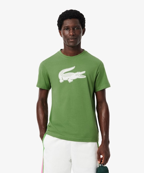 コットンブレンドウルトラドライロゴプリント半袖Tシャツ