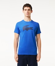 コットンブレンドウルトラドライロゴプリント半袖Tシャツ