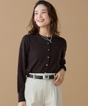 ウォッシャブルウールニットカーディガン