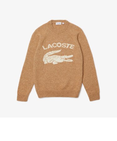 ラコステグラフィッククルーネックセーター