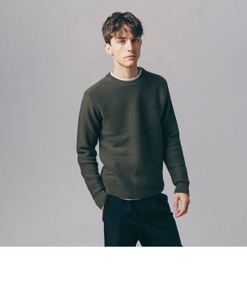 ミドルゲージミリタリーニットセーター｜ラコステの通販｜&mall