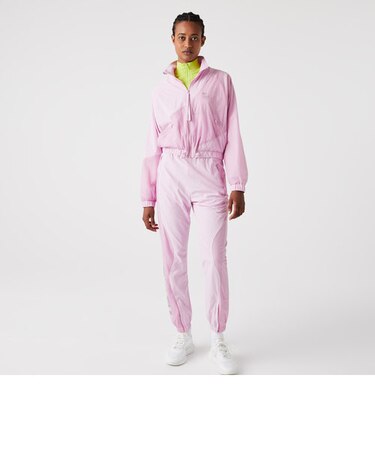 アシンメトリー切り替えトラックジャケット