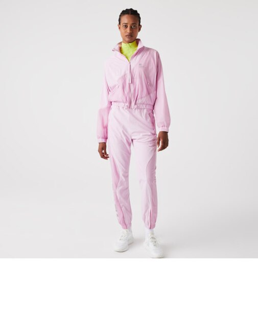 アシンメトリー切り替えトラックジャケット