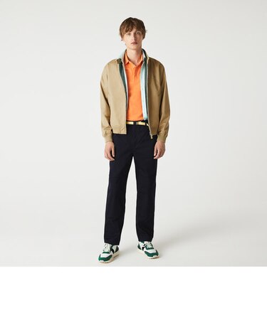 裏チェック耐水ハリントンジャケット