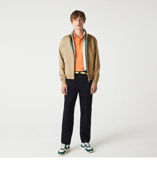 裏チェック耐水ハリントンジャケット