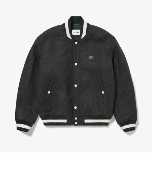 ウールブレンドスタジアムジャケット