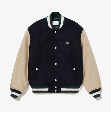 ウールブレンドスタジアムジャケット