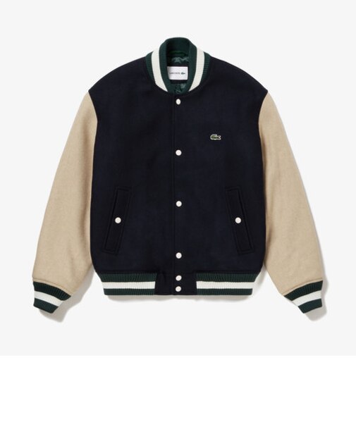 ウールブレンドスタジアムジャケット