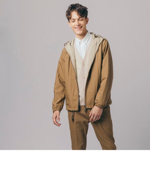 リバーシブルフードジャケット