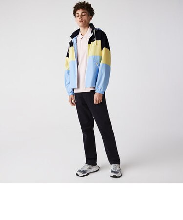 トリプルカラーブロッキングジップアップジャケット