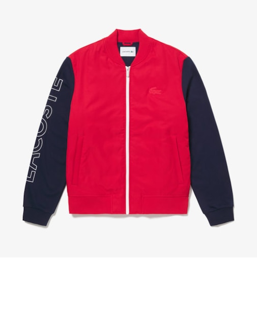 スタジアムジャンパーモチーフジップブルゾン