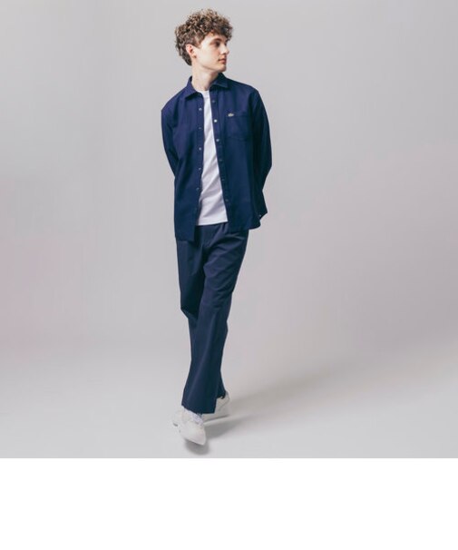 プレーン×カラーブロックリバーシブルシャツ