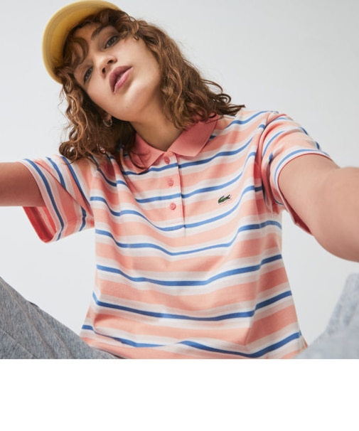 ボーダーポロシャツ（半袖）