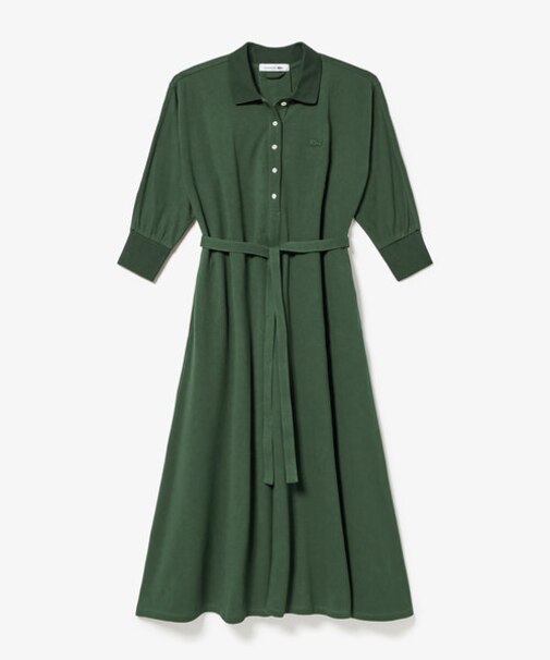 ドルマンスリーブ鹿の子地ドレス / 鹿の子ワンピース マキシ丈 ロング丈