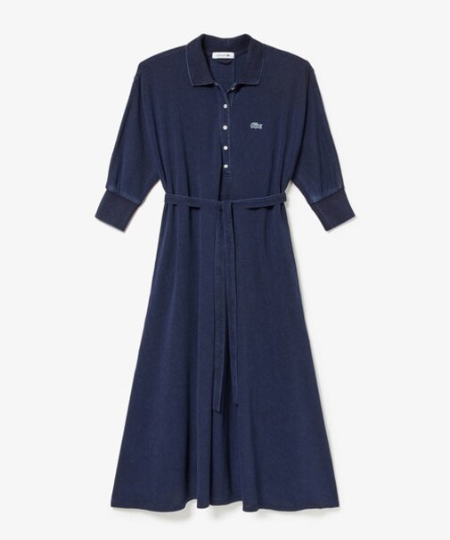 ドルマンスリーブ鹿の子地ドレス / 鹿の子ワンピース マキシ丈 ロング丈